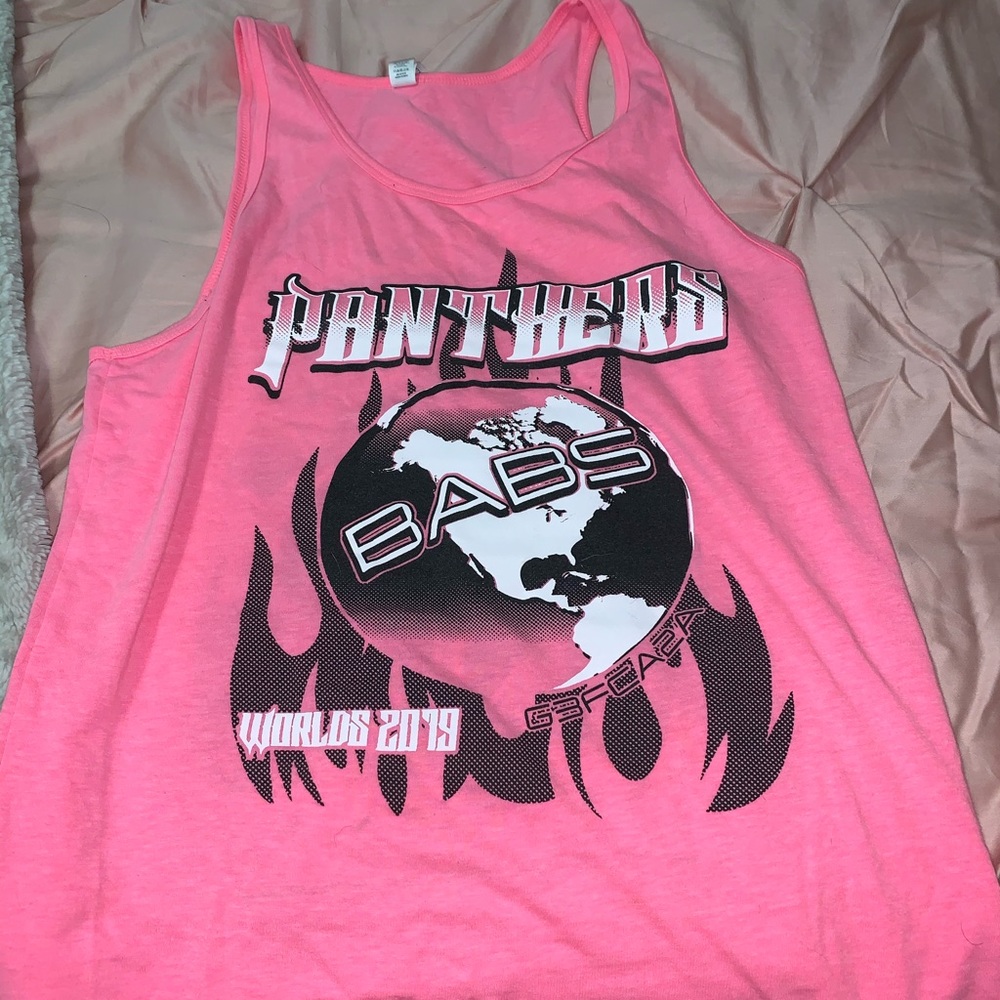 Cheer athletics panthers worlds tshirt